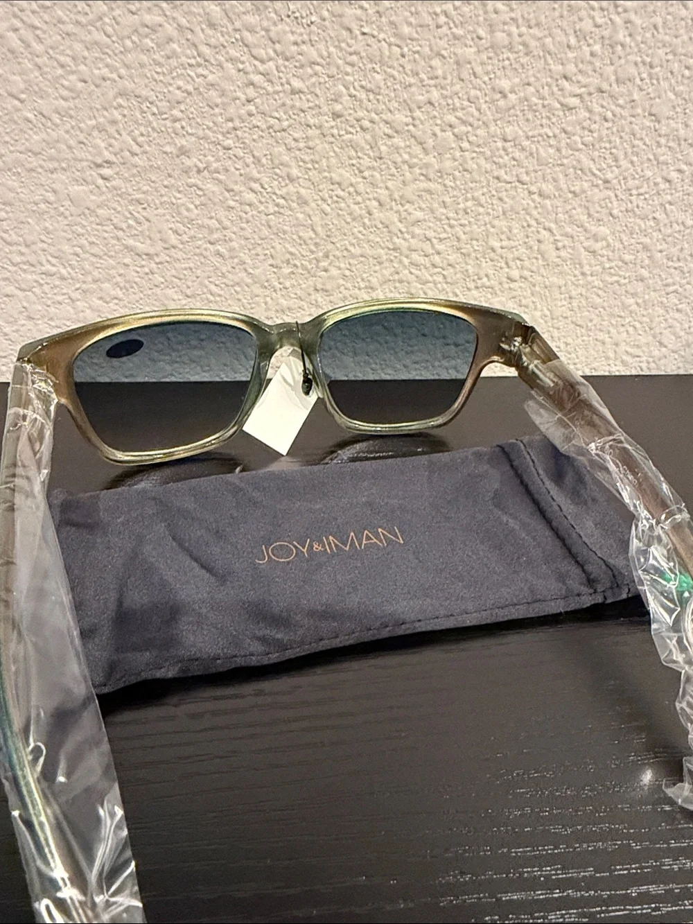 Womens Joy & Iman +1.00 Green Reading Sunglasses with UV Protection